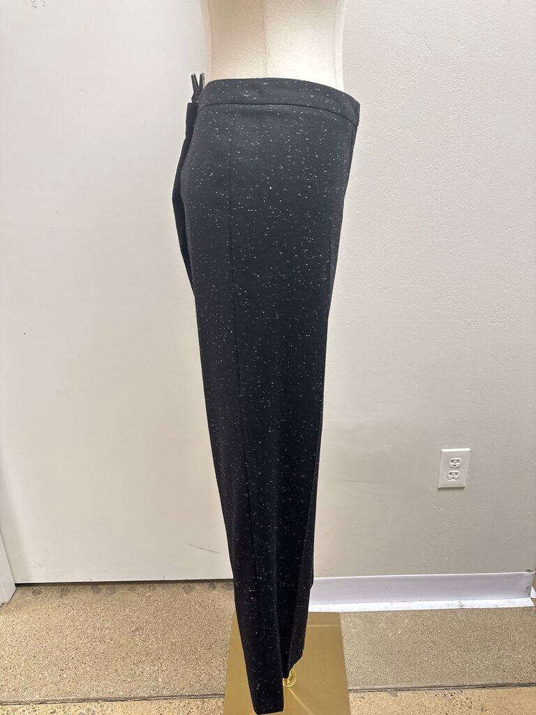 Escada Black Pin Dot Flannel Trouser