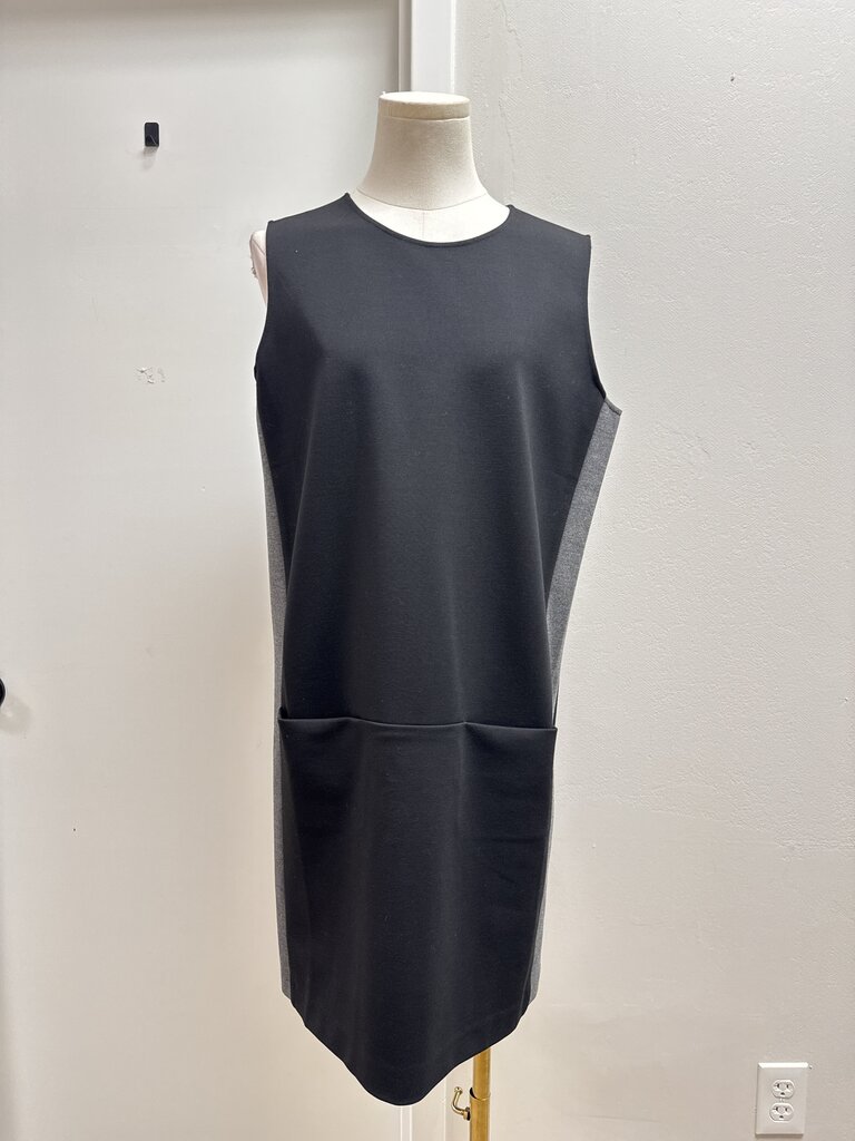 ATM Black and Grey Sheath Dress