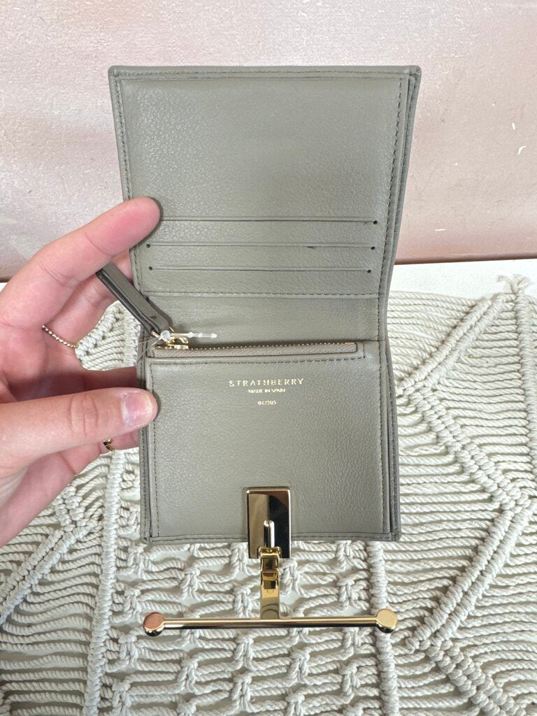 Strathberry Taupe Wallet w/Dustbag