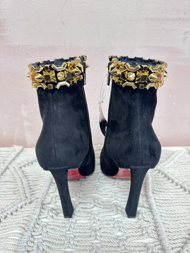 Christian Louboutin Asteroispikes Suede Bootie w/Dustbags