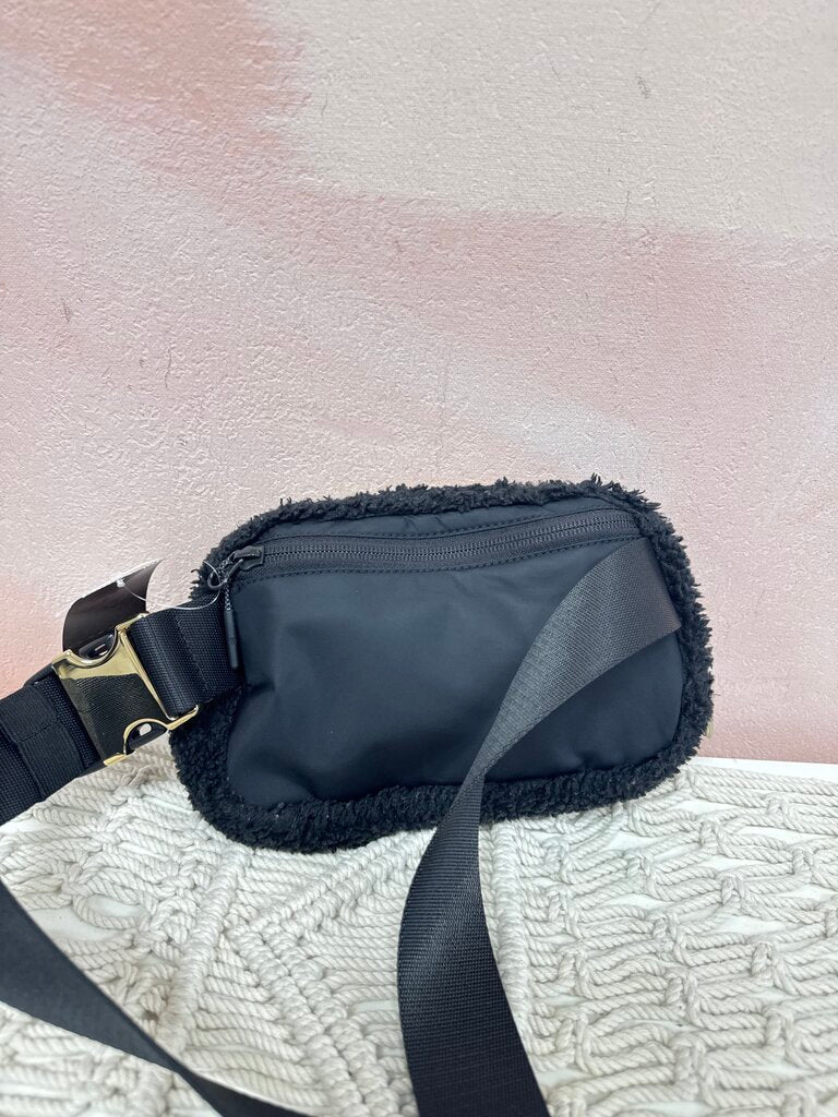 Lululemon Black Sherpa Belt Bag