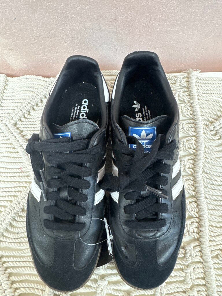 Adidas Black and White Samba (Fits like an 8.5)