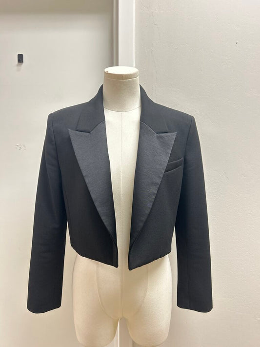 A.L.C. Black Cropped Blazer