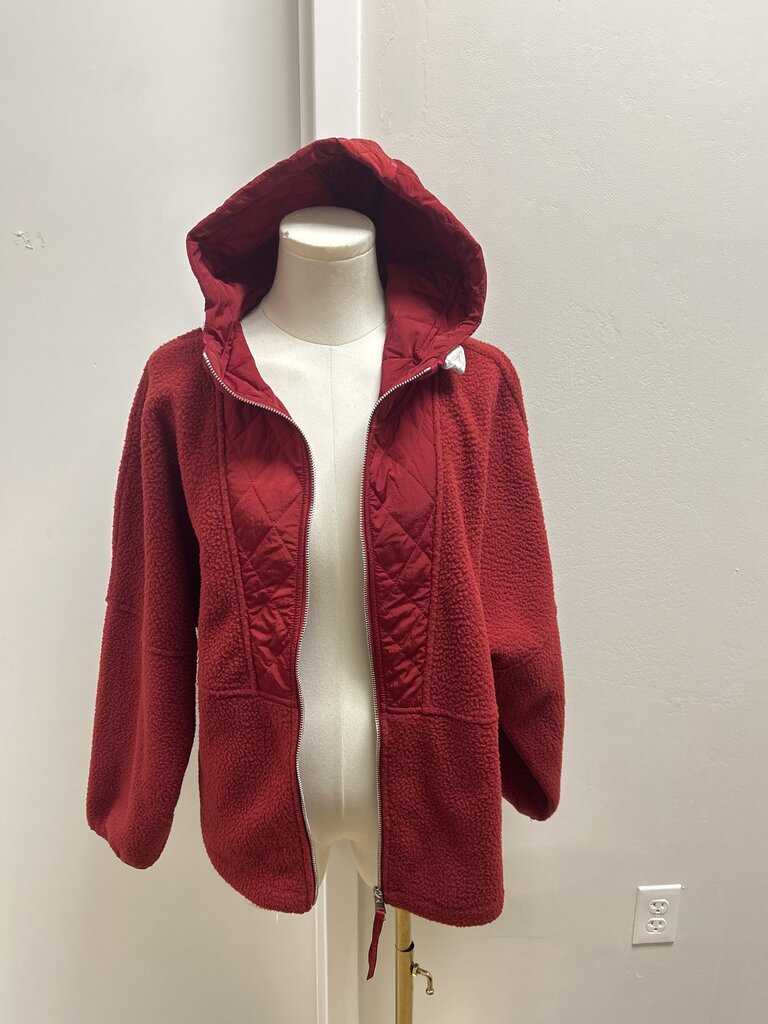 Varley Red Fleece Jacket NWT