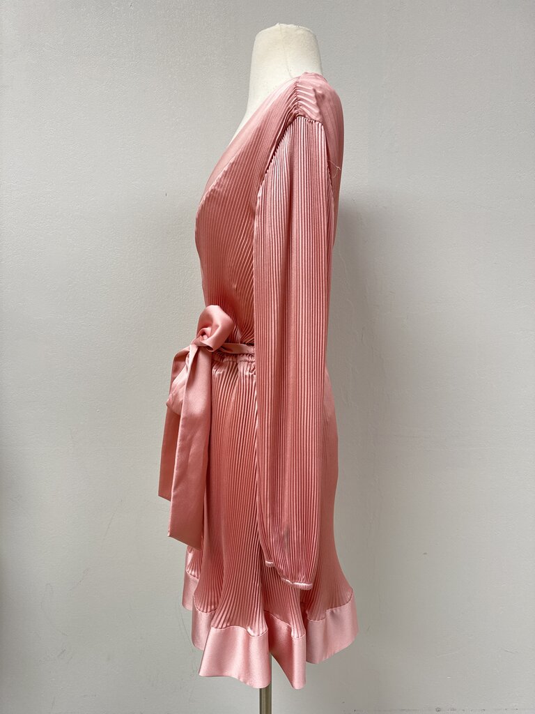 Milly Rose Gold Pleated Dress NWT