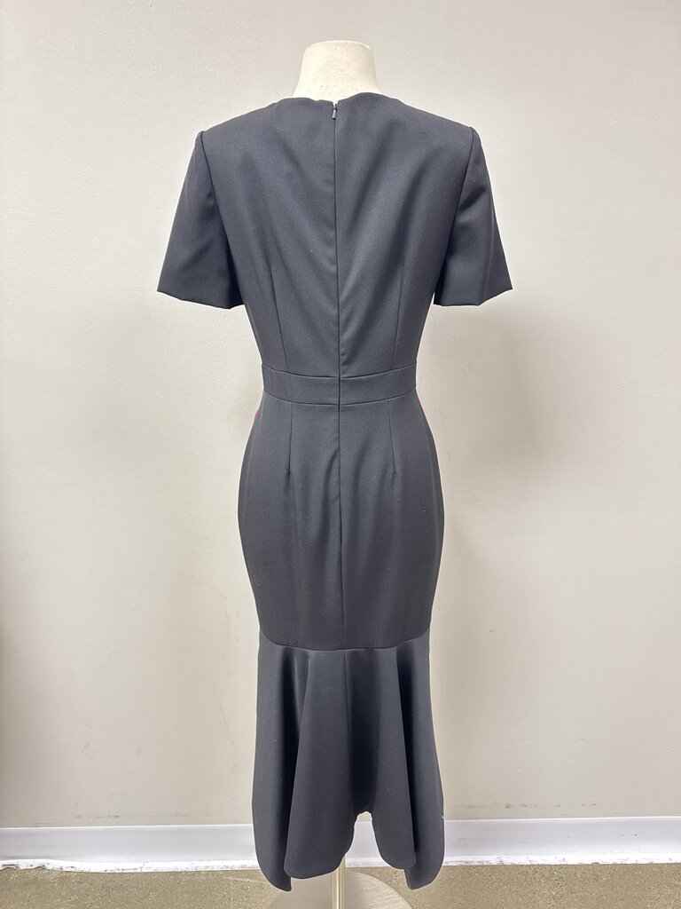 Alexander McQueen Black Side Stripe Dress NWT