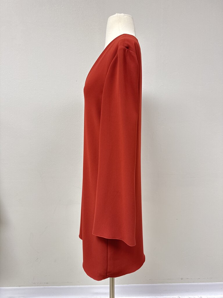 Theory Rust V-Neck Dress NWT