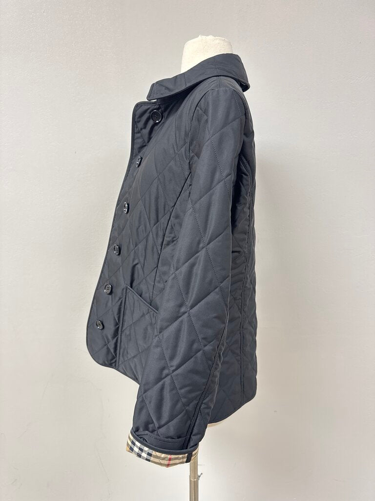 Burberry Black Quilted Field Jacket