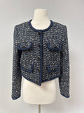 Self-Portrait Multi Cropped Tweed Jacket