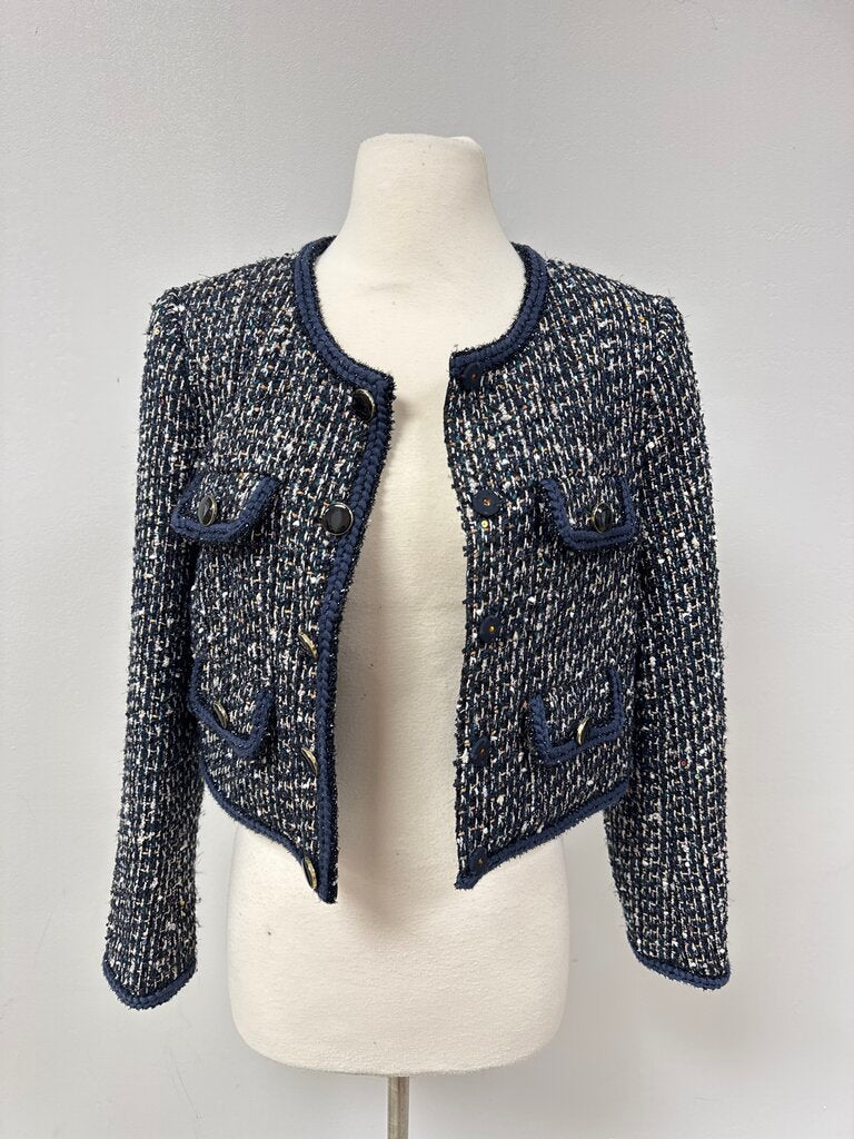 Self-Portrait Multi Cropped Tweed Jacket