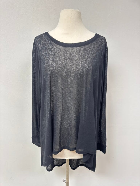 ruti Black Sheer Tunic