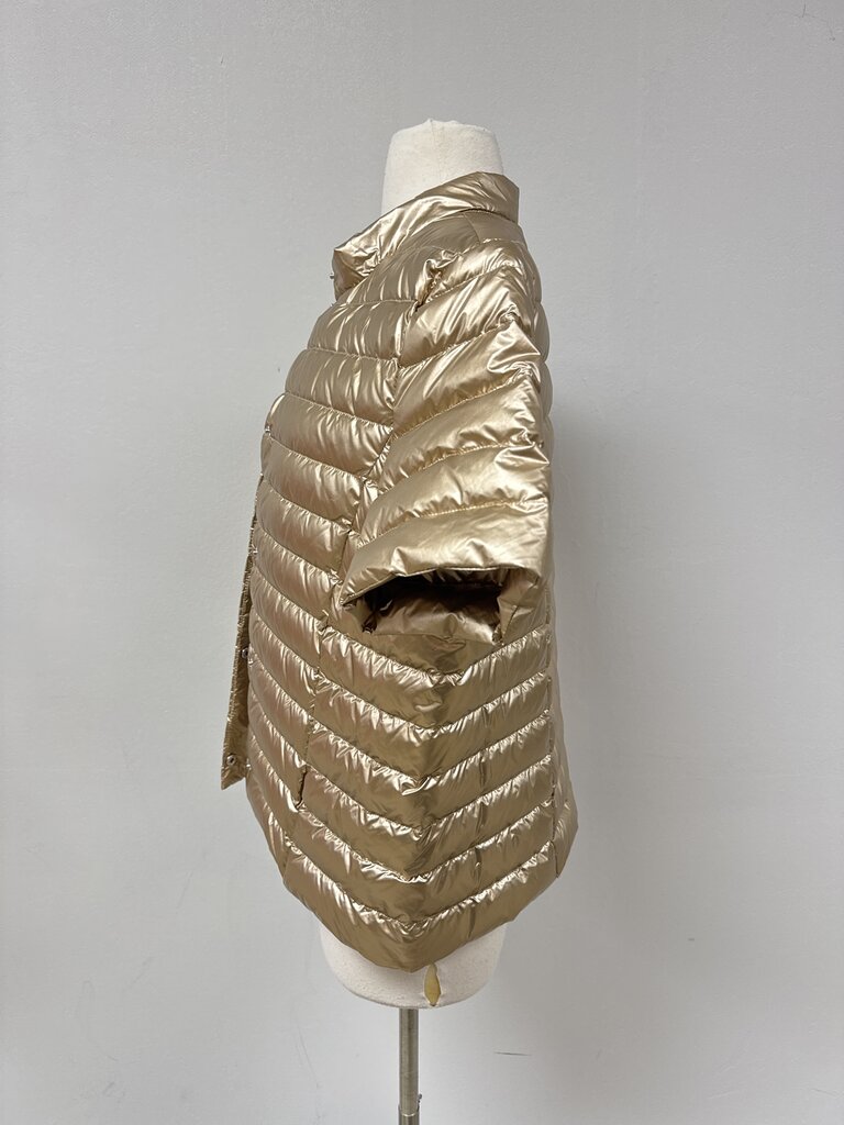 J McLaughlin Gold Puffer Jacket NWT