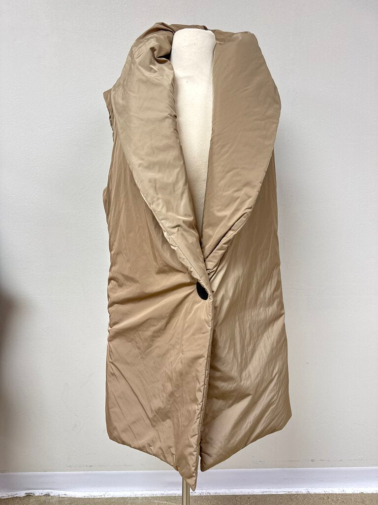 Planet Tan Hoodie Vest NWT