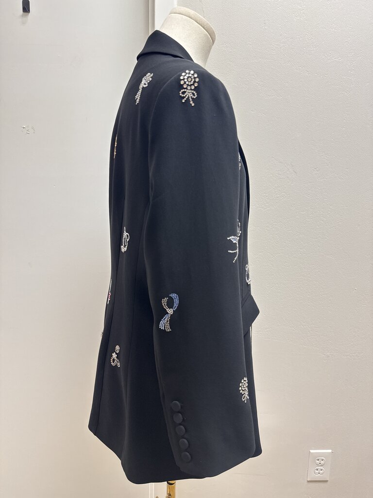 Cinq a Sept Black Embellished Blazer NWT