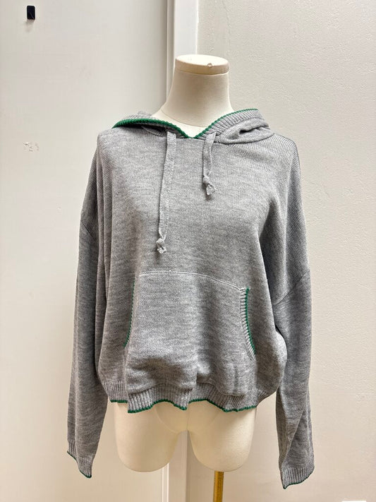 Vintage Havana Grey Peace Sweater Hoodie NWT