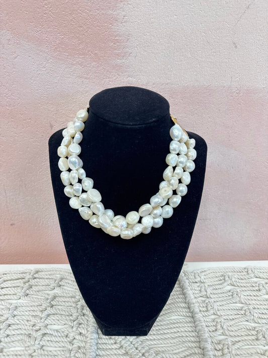 Cult Gaia Pearl Choker Necklace w/Box