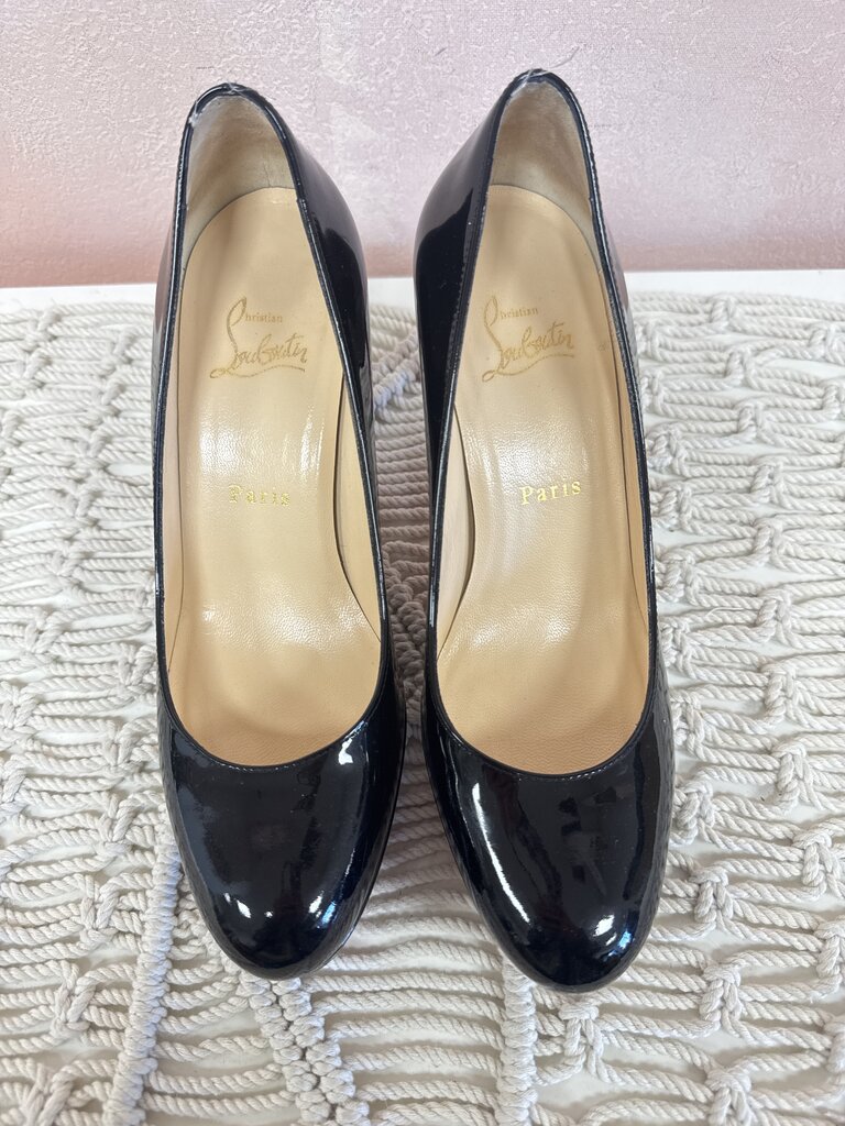 Louboutin Black Patent Pump (AS IS)