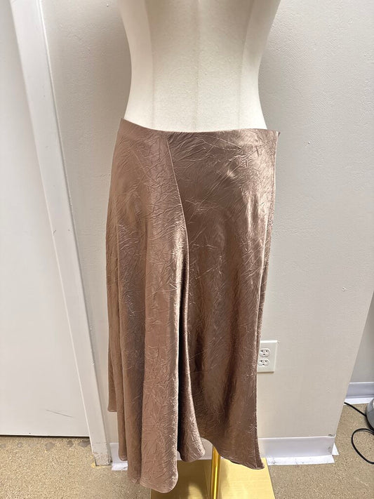 Vince Tan Crinkle Skirt