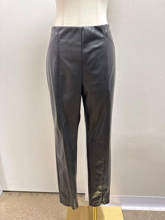 Peace of Cloth Black Faux Leather Legging