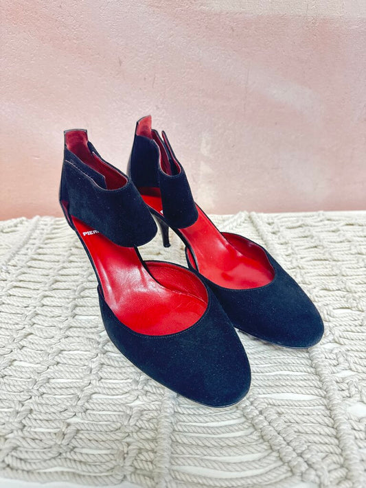 Pierre Hardy Black Suede Pump