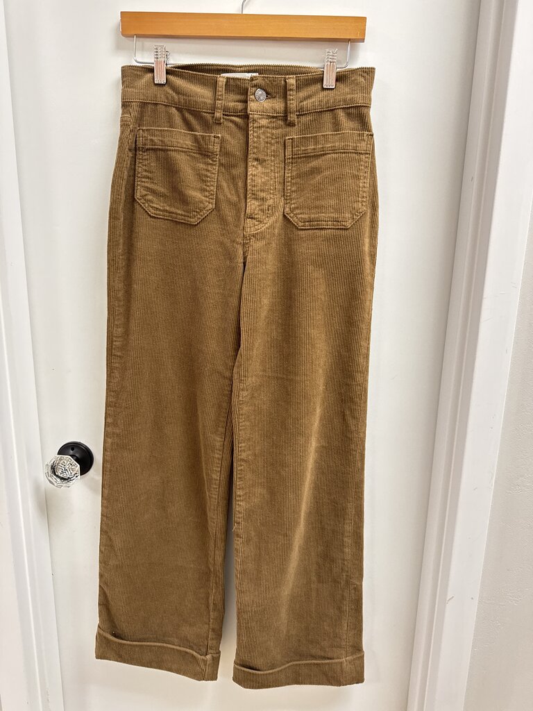 Frame Brown Wide Leg Corduroy Trouser