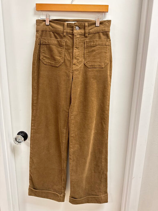 Frame Brown Wide Leg Corduroy Trouser