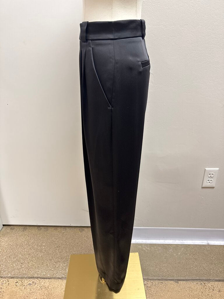 A.L.C. Black Satin Trouser NWT