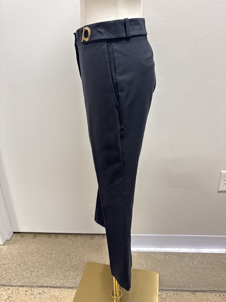 Derek Lam Black Bucket Detail Pant