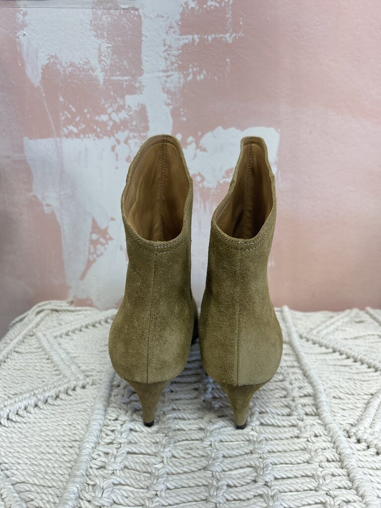 Isabel Marant Tan Suede Bootie NWT