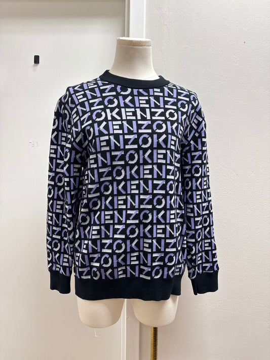Kenzo Purple Logo Sweater