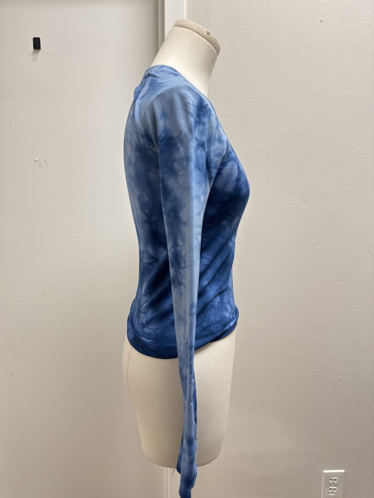 Lululemon Blue Tie Dye Tee