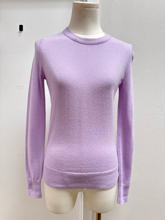 Theory Lilac Cashmere Sweater