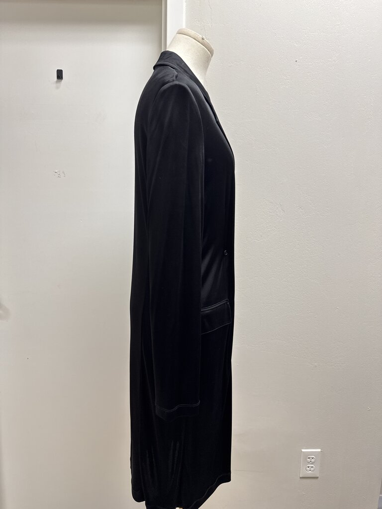 Helmut Lang Black Jersey Shirt Dress