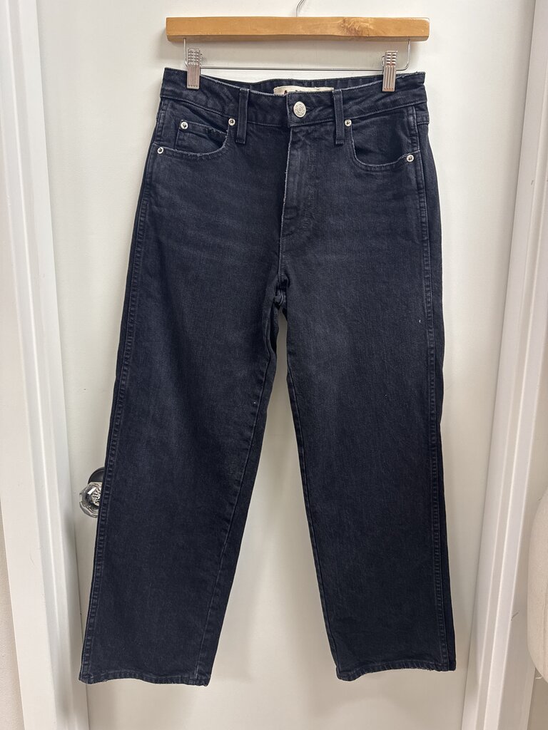 AMO Black Wide Leg Jean