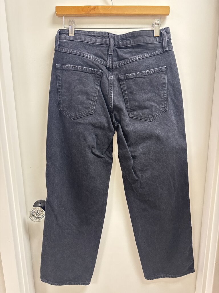 AMO Black Wide Leg Jean