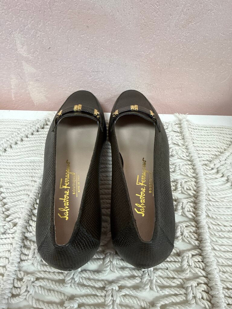 Ferragamo Moss Buckle Loafer NWT