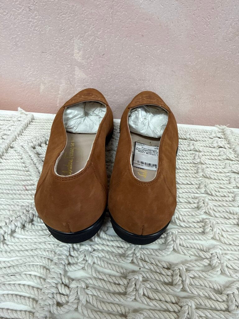 Ferragamo Brown Suede Logo Loafer NWT