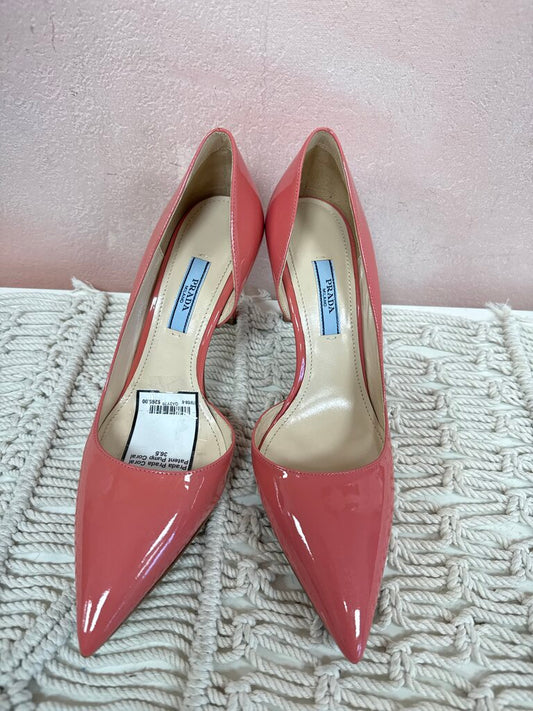 Prada Coral Patent Pump