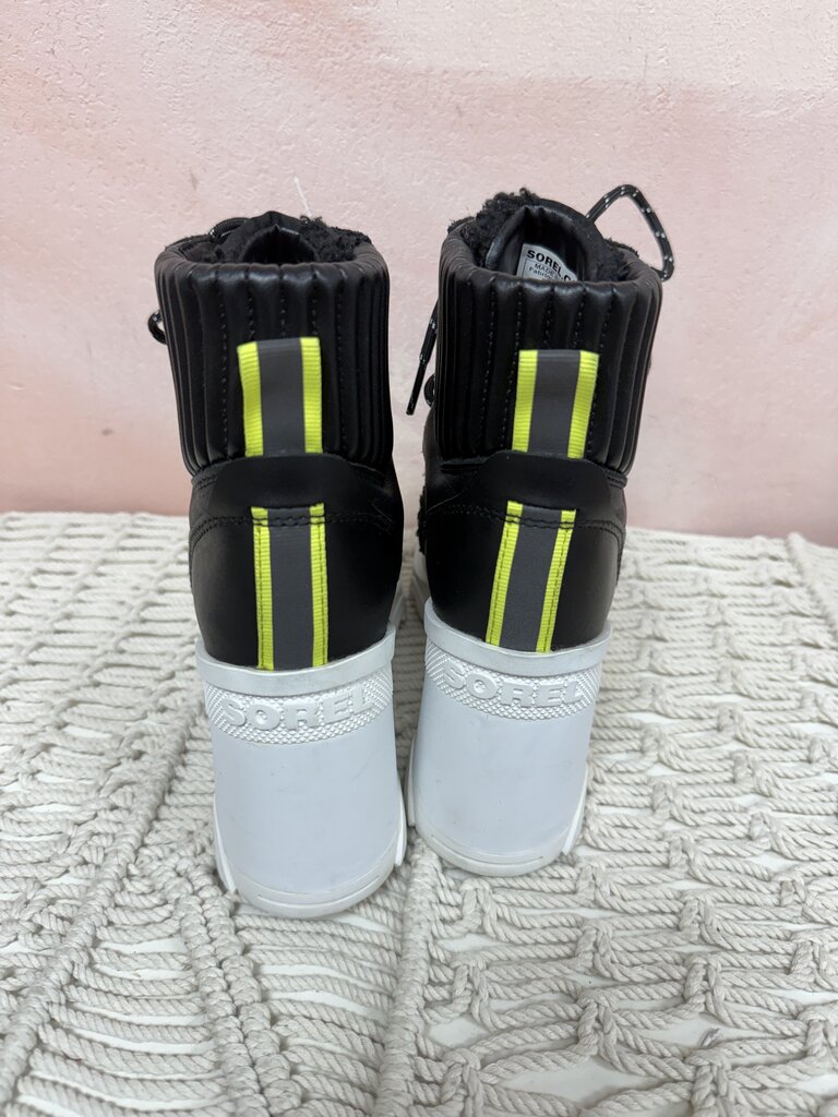 Sorel Black Platform Boot