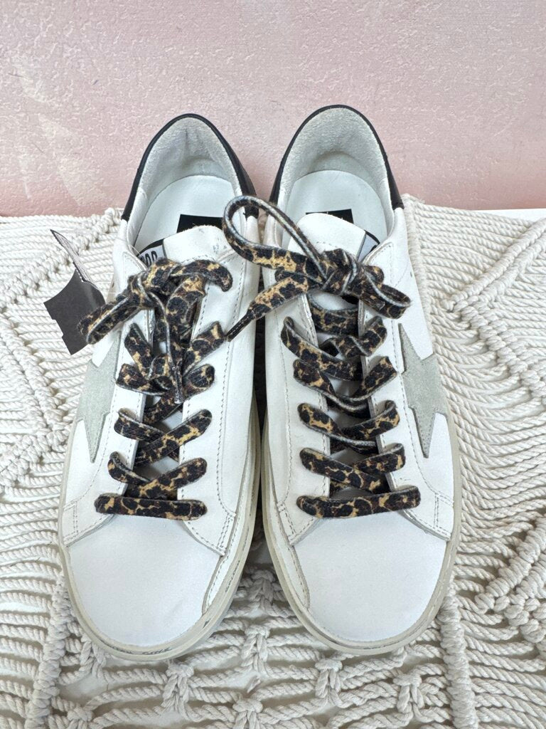 Golden Goose White Platform Sneaker