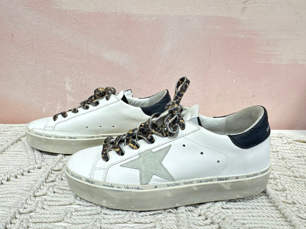 Golden Goose White Platform Sneaker