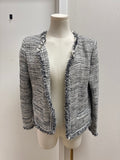 IRO Black and White Tweed Blazer