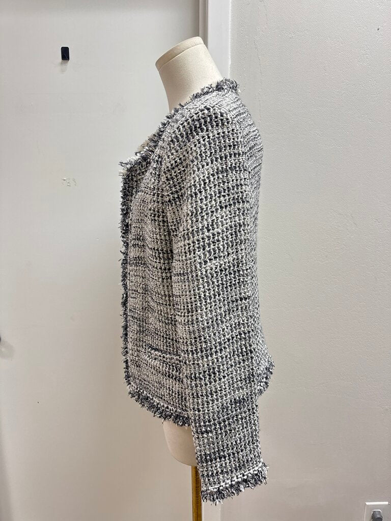 IRO Black and White Tweed Blazer