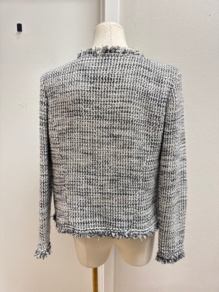 IRO Black and White Tweed Blazer