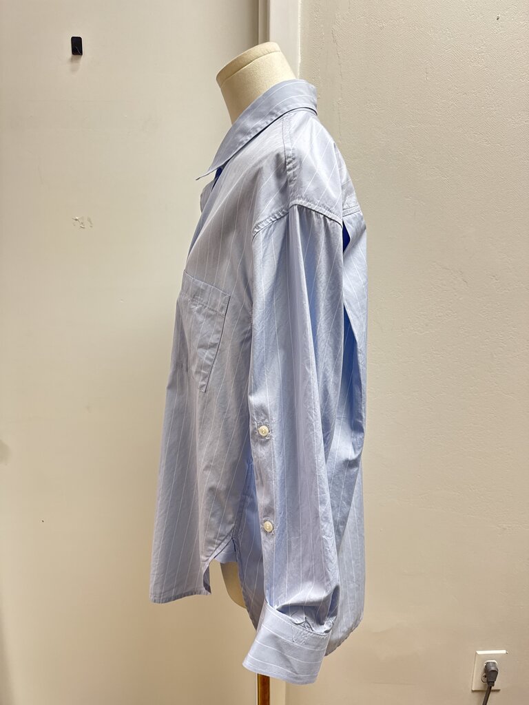 Citizens of Humanity Blue Pinstripe Button Up