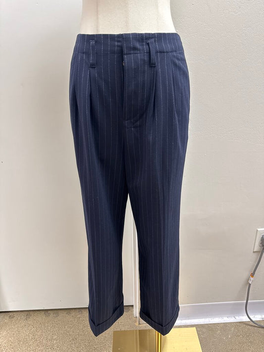 The Great Navy Pinstripe Trouser
