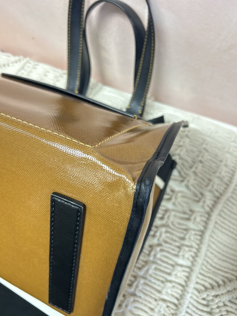 Proenza Schouler Tobacco Morris Coated Tote w/Dustbag