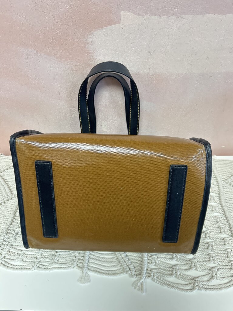 Proenza Schouler Tobacco Morris Coated Tote w/Dustbag