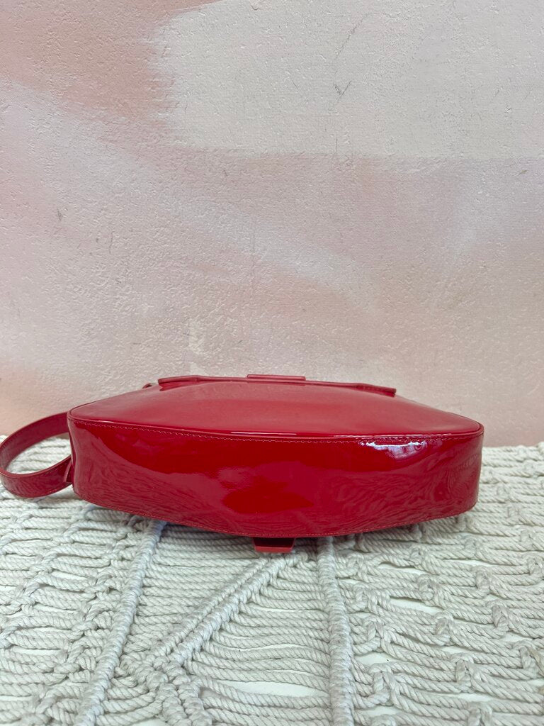 Reformation Red Patent Shoulder Bag w/Dustbag NWT