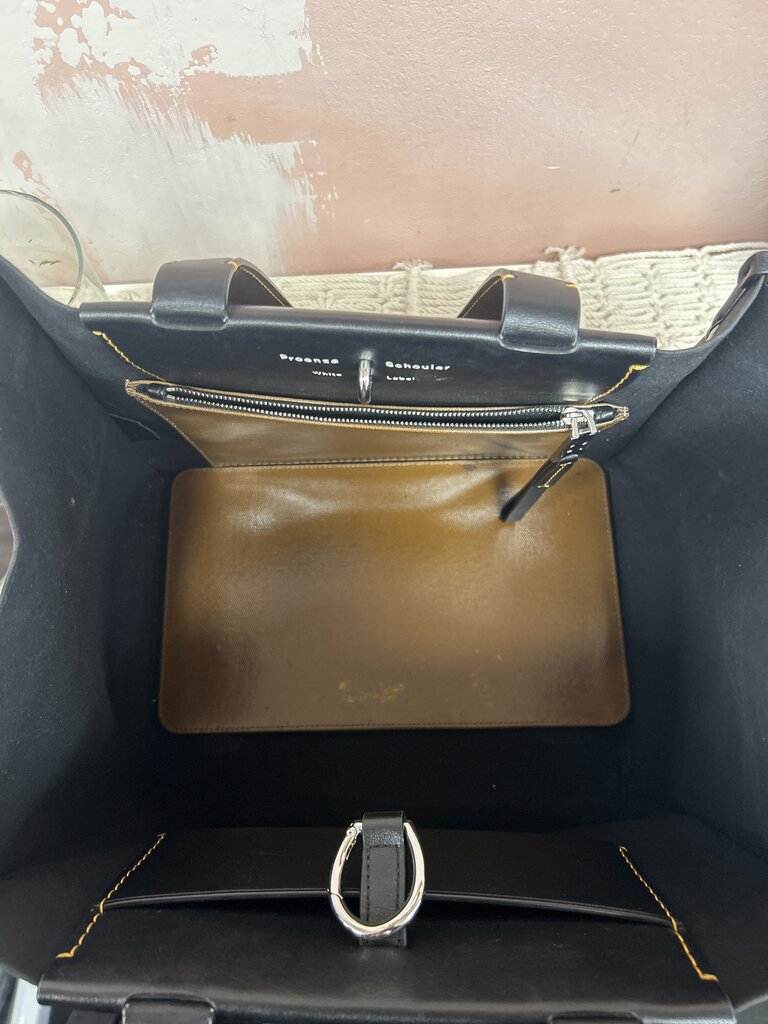 Proenza Schouler Tobacco Morris Coated Tote w/Dustbag